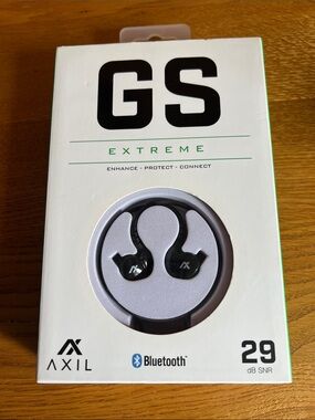 Axil GSEXTREME GhostStryke Extreme All-In-One ABS Plastic 29 dB Earbuds NEW